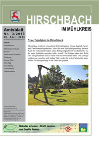 Vorschaubild - Amtsblatt vom 09.04.2013