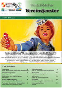 Hirschbacher Vereinsfenster vom 15.05.2015 (Ausgabe Nr. 77)
