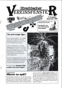 Hirschbacher Vereinsfenster vom 15.11.1999 (Ausgabe Nr. 15)