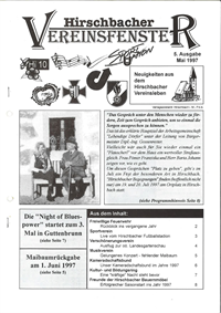 Hirschbacher Vereinsfenster vom 15.05.1997 (Ausgabe Nr. 5)